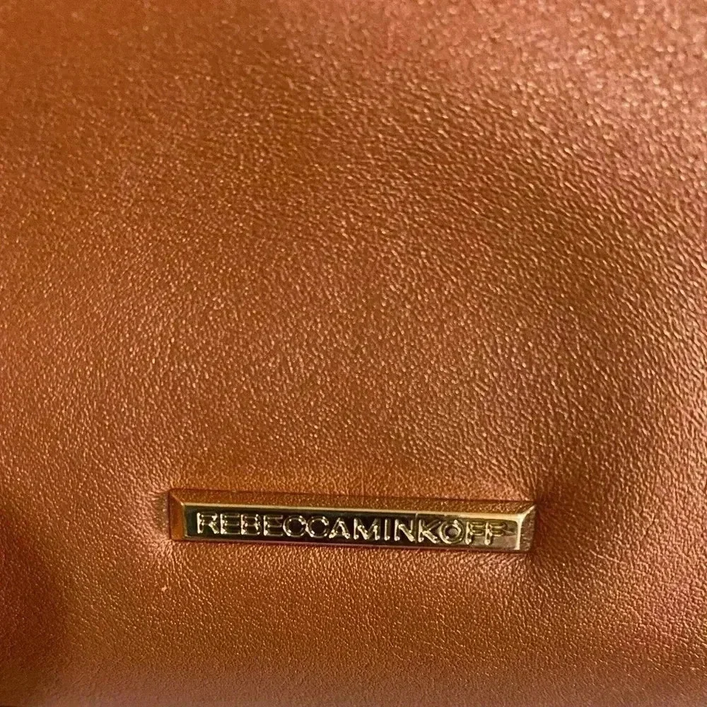 Rebecca Minkoff brown leather satchel handbag